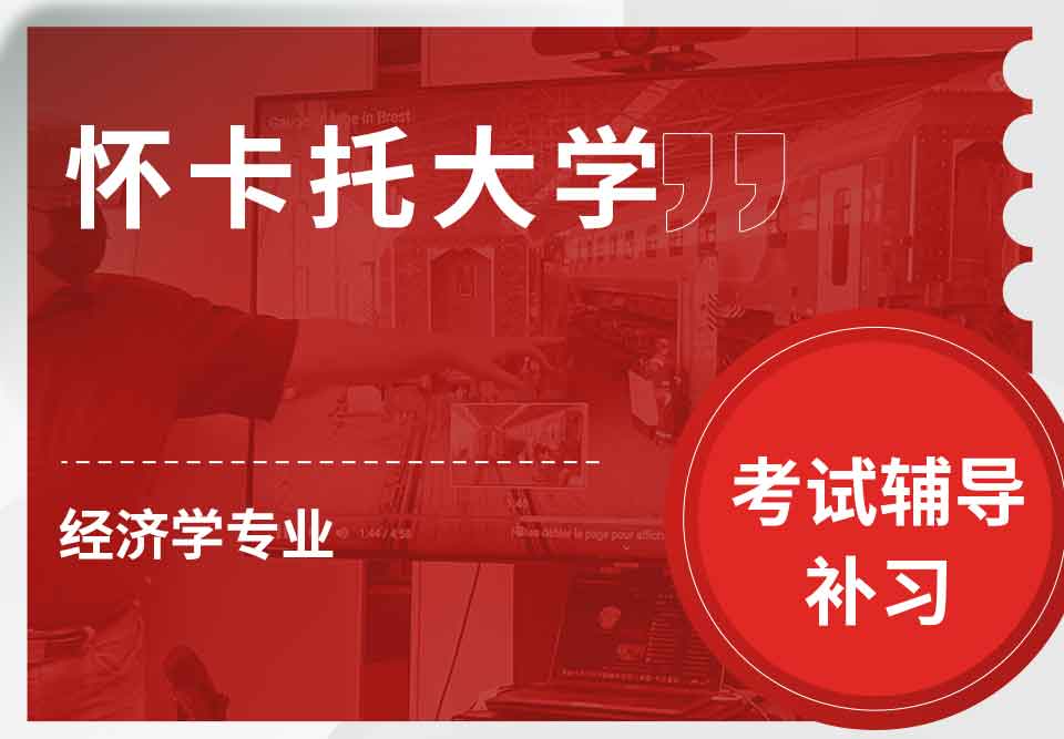 怀卡托大学waikato经济学考试辅导补习补课