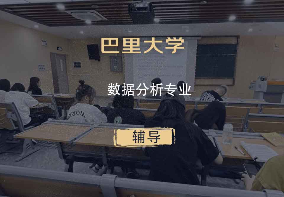 巴里大学数据分析辅导