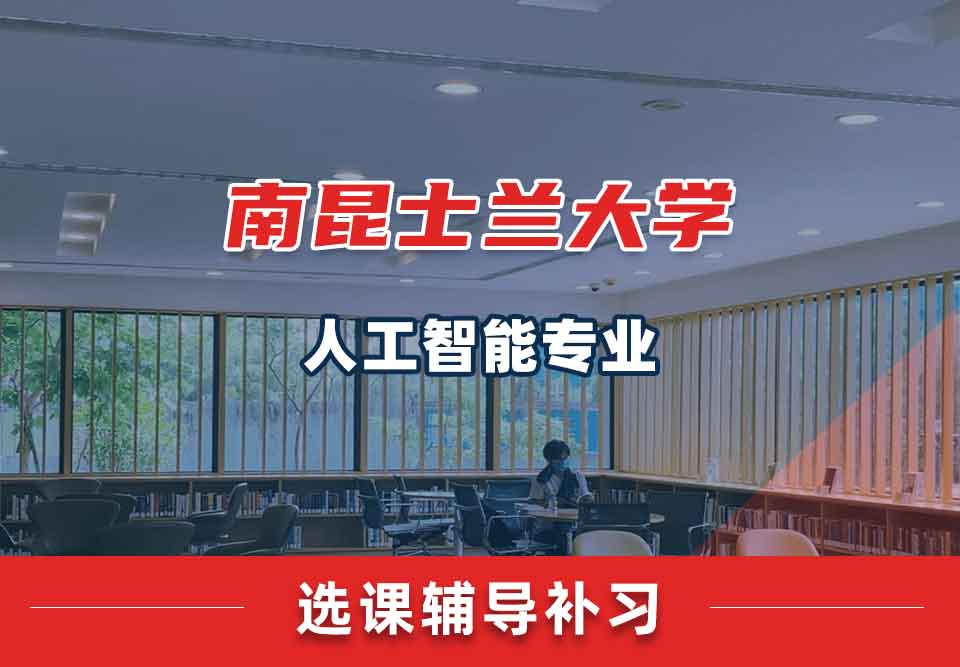 南昆士兰大学USQ人工智能选课辅导补习补课