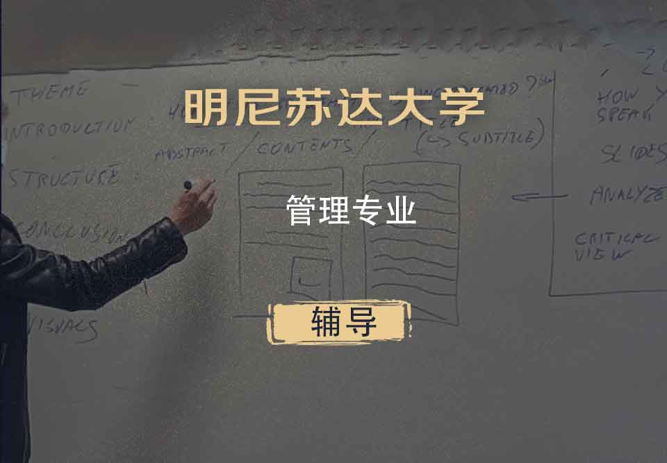 明尼苏达大学UMN管理辅导