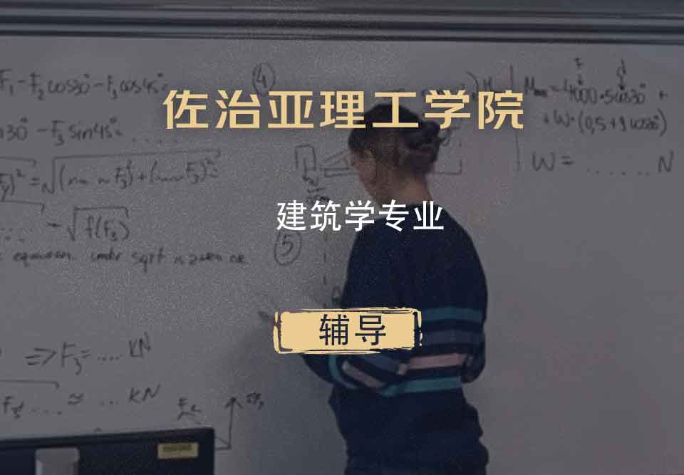 佐治亚理工学院GT建筑学辅导