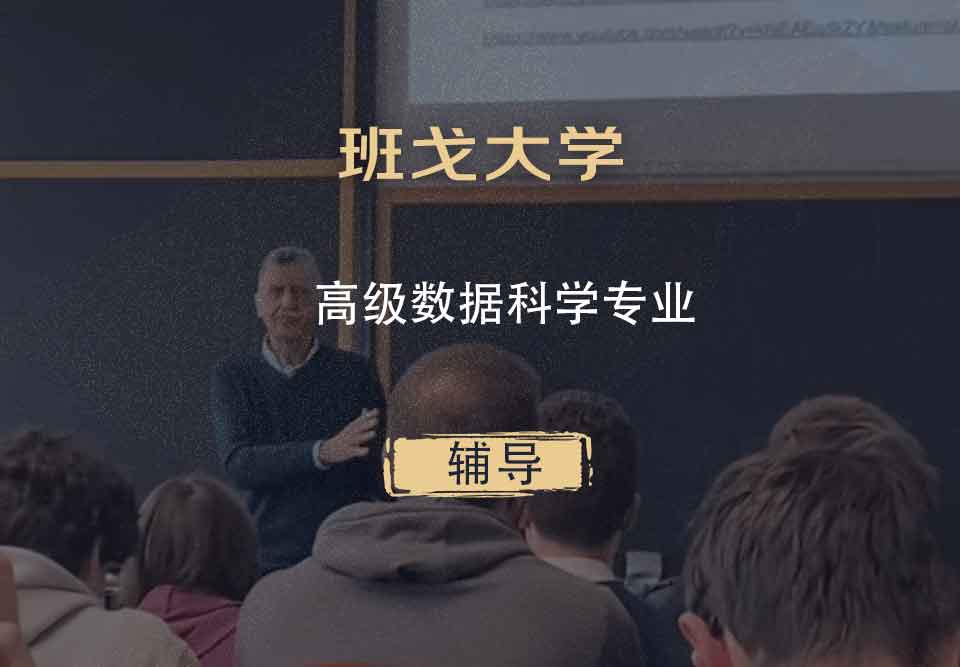 班戈大学Bangor高级数据科学辅导