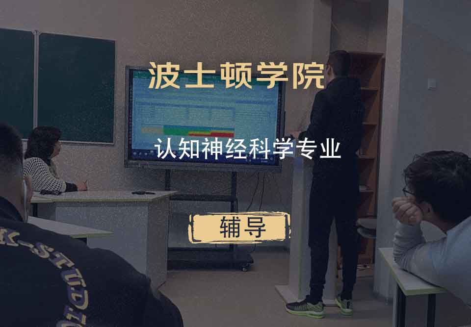 波士顿学院BC认知神经科学辅导