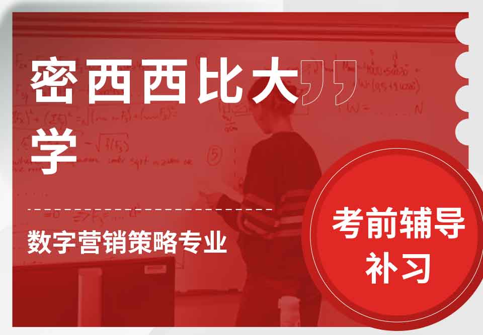 密西西比大学UMS数字营销策略考前辅导补习补课