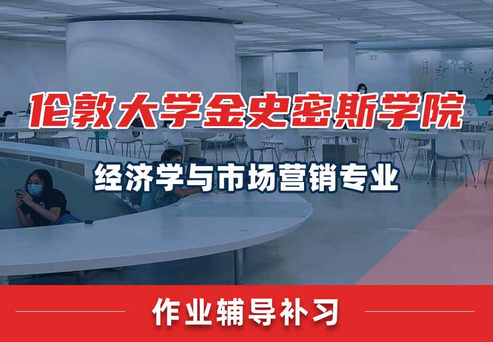 伦敦大学金史密斯学院经济学与市场营销作业辅导补习补课