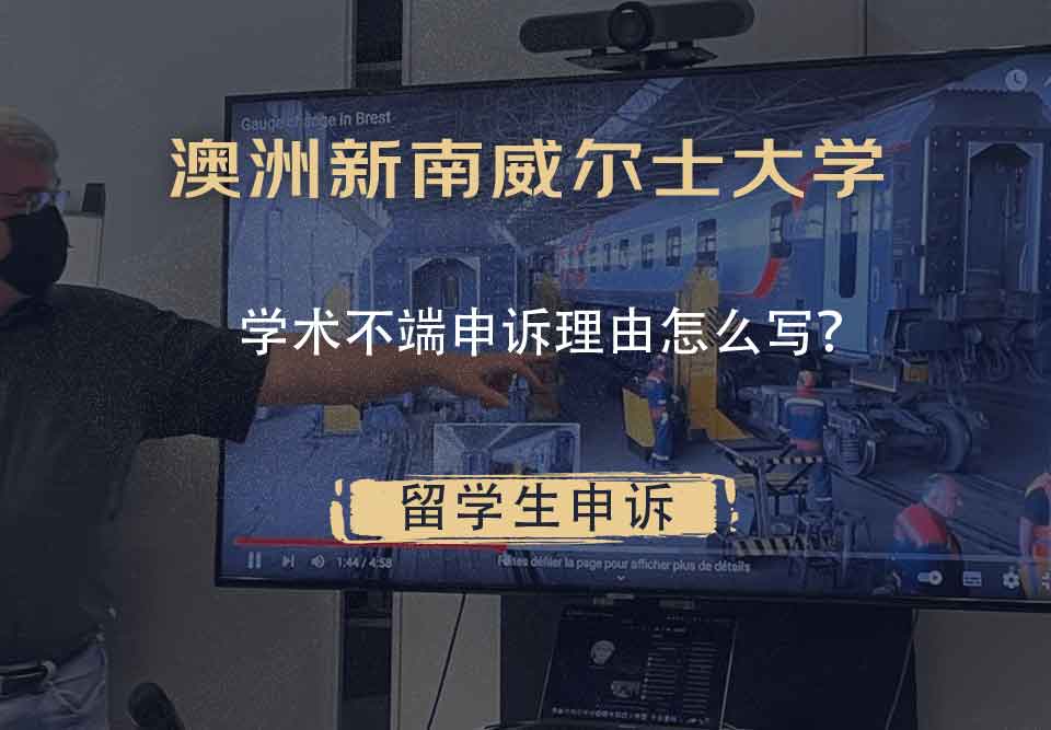 澳洲新南威尔士大学学术不端申诉理由怎么写？