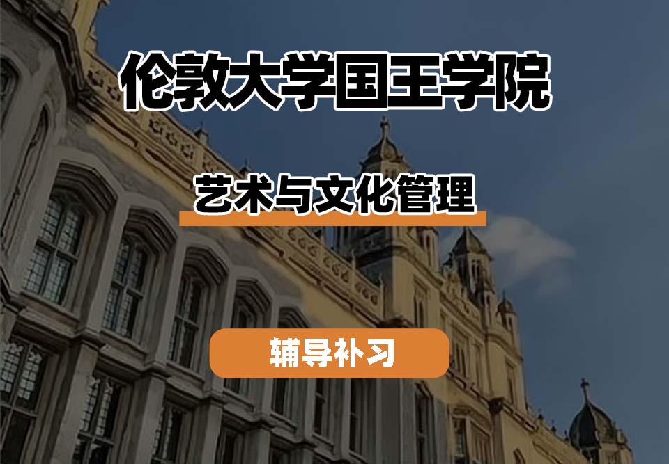 伦敦大学国王学院KCL艺术与文化管理辅导补习补课