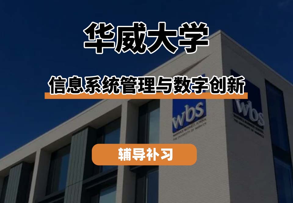华威大学Warwick华威信息系统管理与数字创新辅导补习补课