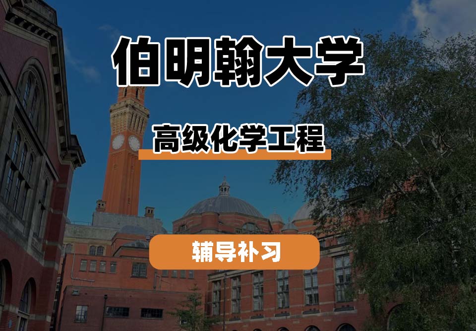 伯明翰大学UOB伯大高级化学工程辅导补习补课