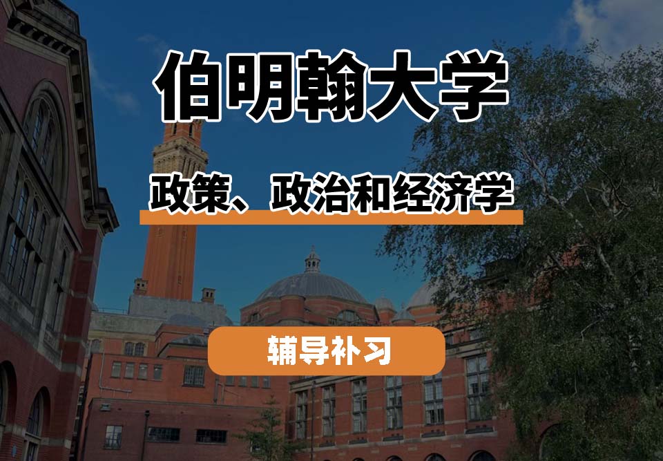 伯明翰大学UOB伯大政策、政治和经济学辅导补习补课