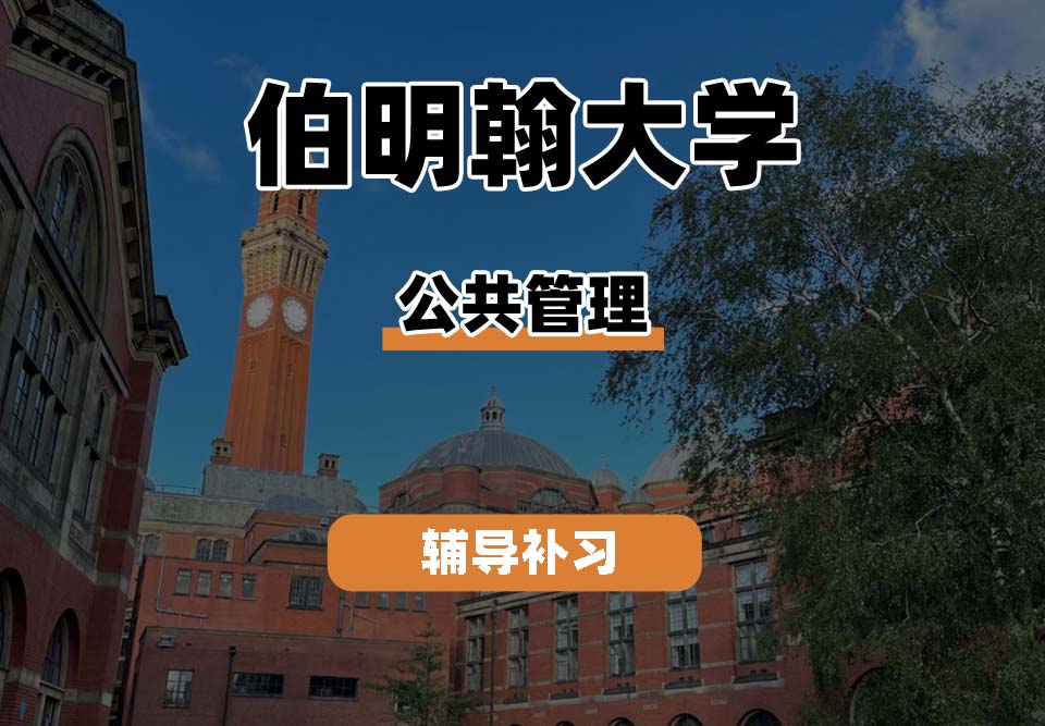 伯明翰大学UOB伯大公共管理辅导补习补课