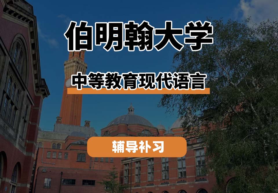 伯明翰大学UOB伯大中等教育现代语言辅导补习补课