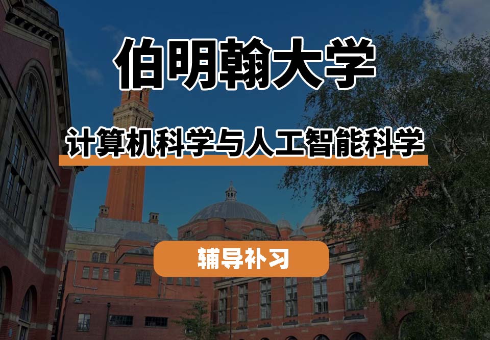 伯明翰大学UOB伯大计算机科学与人工智能科学辅导补习补课