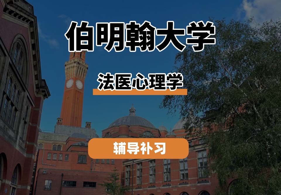 伯明翰大学UOB伯大法医心理学辅导补习补课