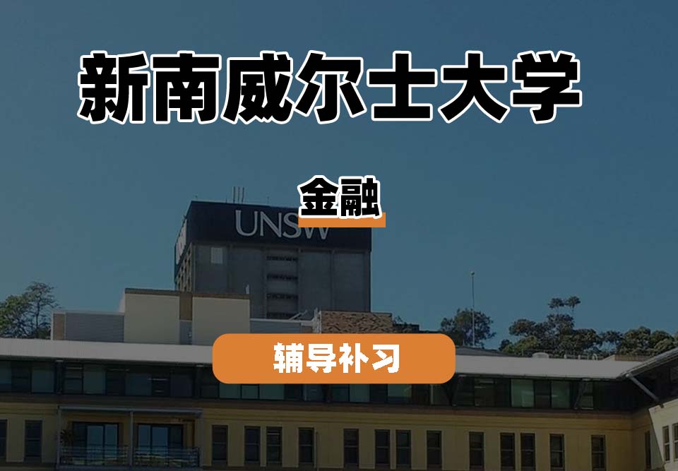 新南威尔士大学UNSW金融辅导补习补课