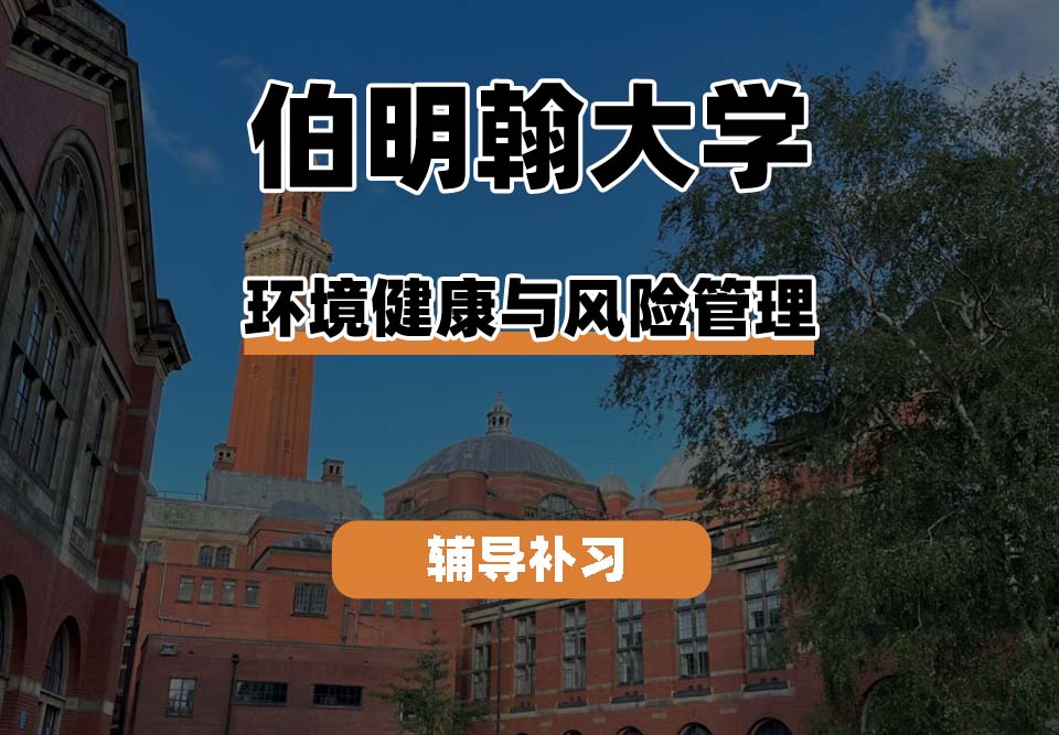 伯明翰大学UOB伯大环境健康与风险管理辅导补习补课