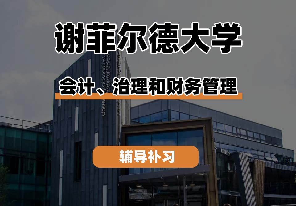 谢菲尔德大学TUoS谢大会计、治理和财务管理辅导补习补课