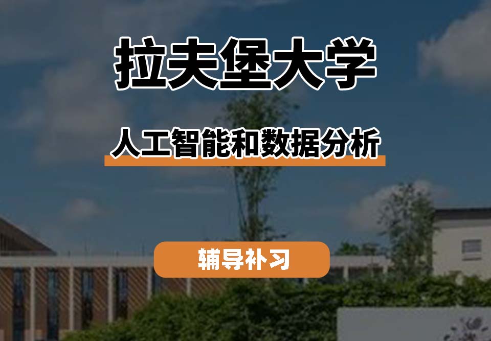 拉夫堡大学LU人工智能和数据分析辅导补习补课
