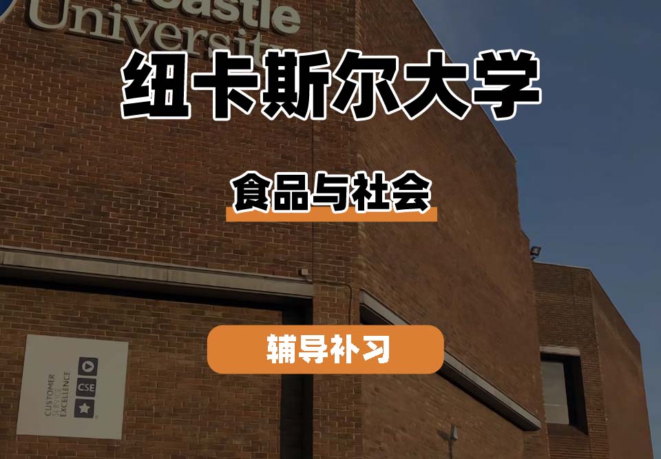 纽卡斯尔大学NCL纽大食品与社会辅导补习补课