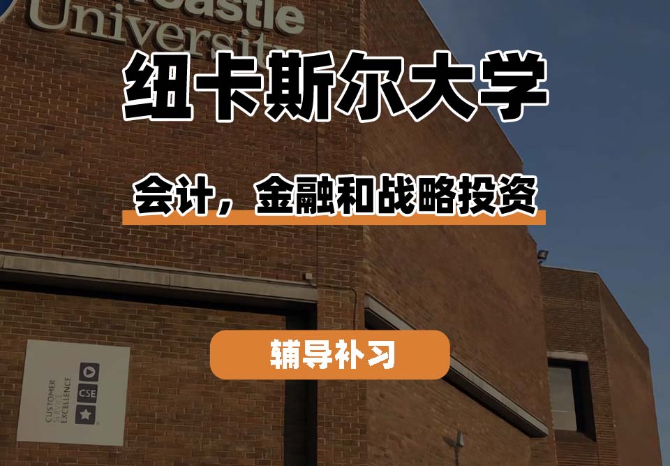 纽卡斯尔大学NCL纽大会计，金融和战略投资辅导补习补课