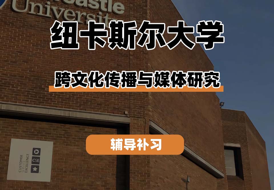 纽卡斯尔大学NCL纽大跨文化传播与媒体研究辅导补习补课