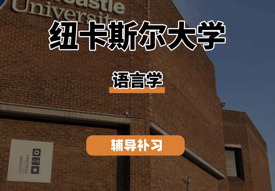 纽卡斯尔大学NCL纽大语音和语言科学辅导补习补课
