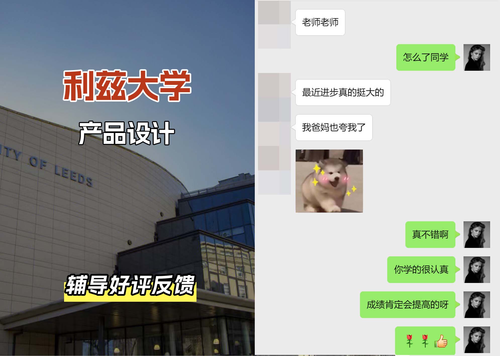 利兹大学leeds产品设计辅导好评反馈