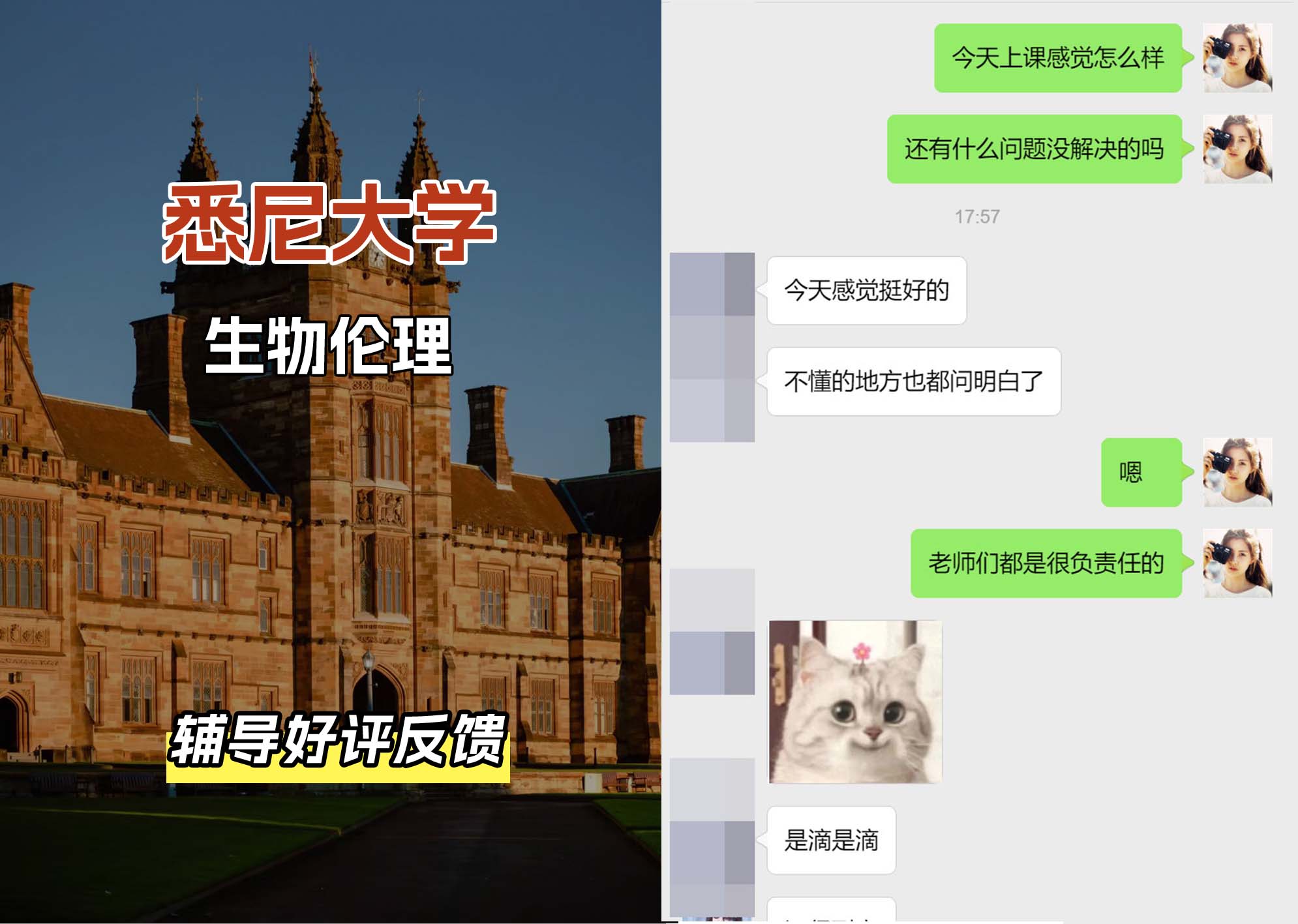 悉尼大学USYD生物伦理辅导好评反馈