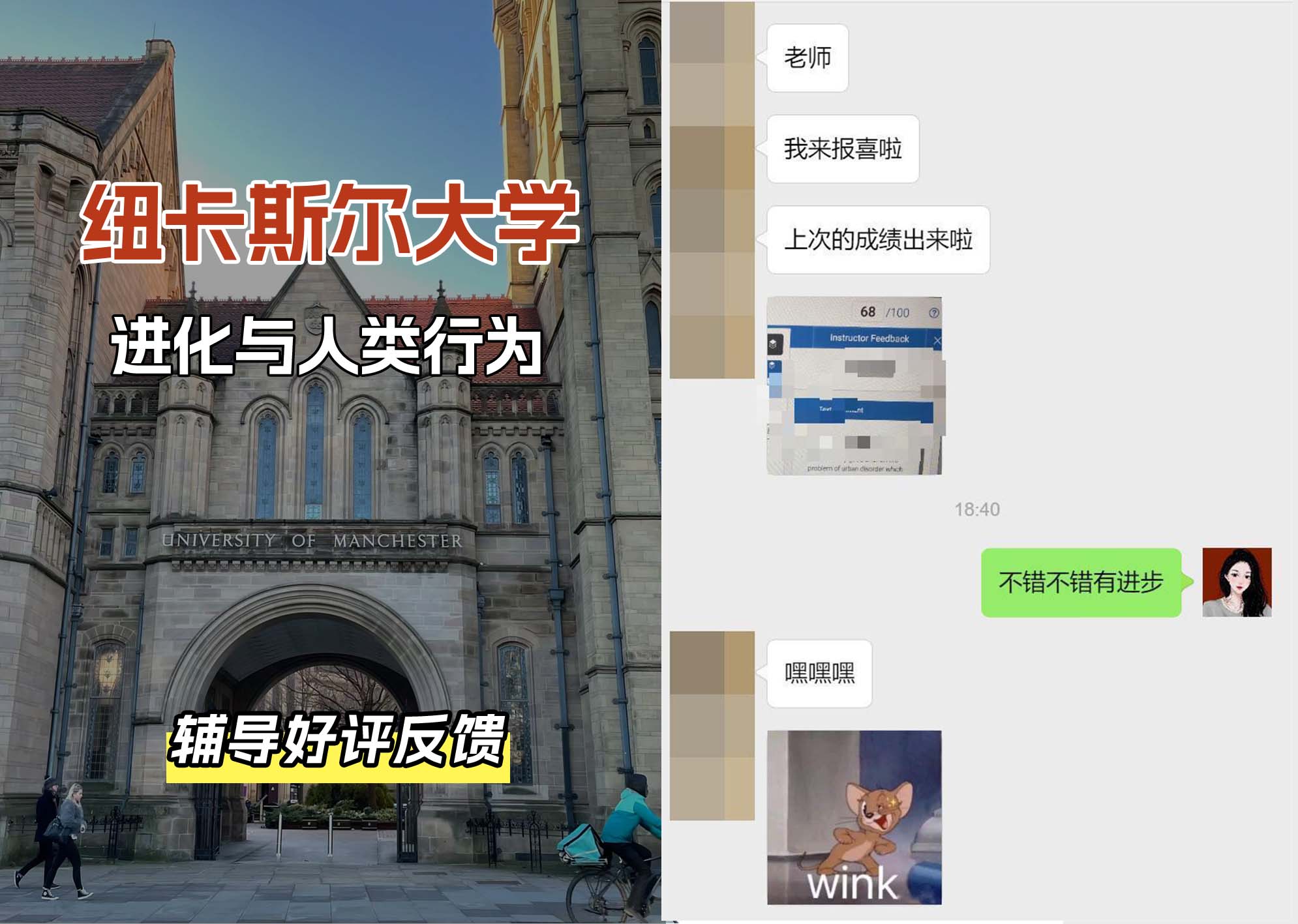 纽卡斯尔大学纽大进化与人类行为辅导好评反馈