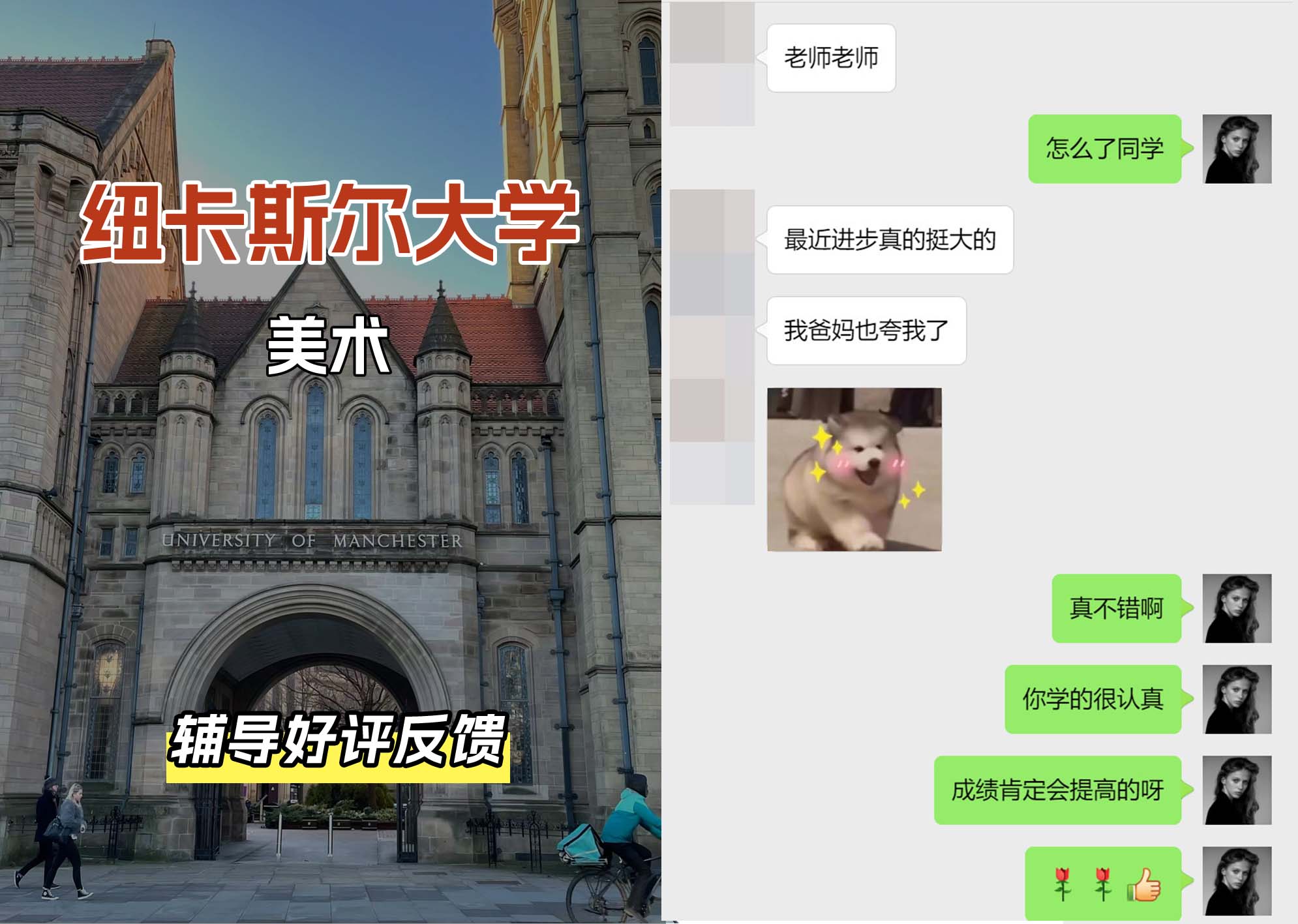 纽卡斯尔大学纽大美术辅导好评反馈