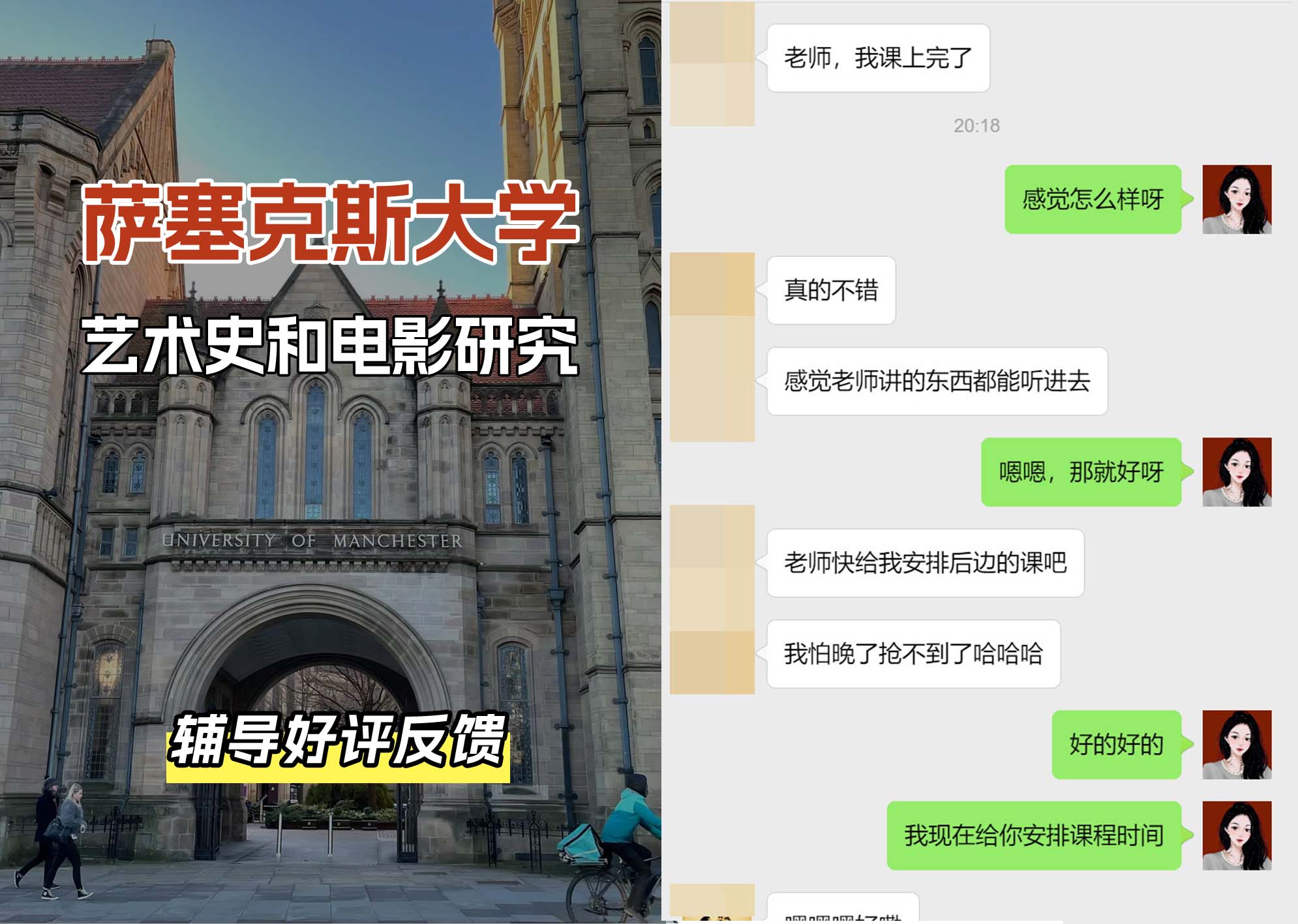 Sussex萨塞克斯大学艺术史和电影研究辅导好评反馈