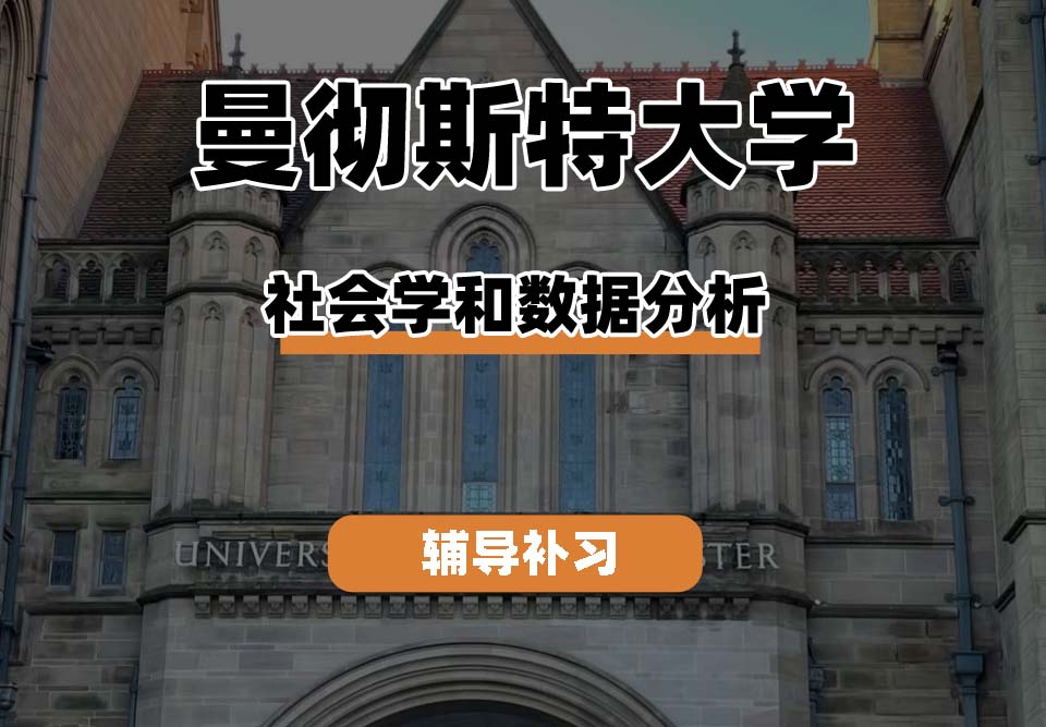 曼彻斯特大学UoM曼大社会学和数据分析辅导补习补课
