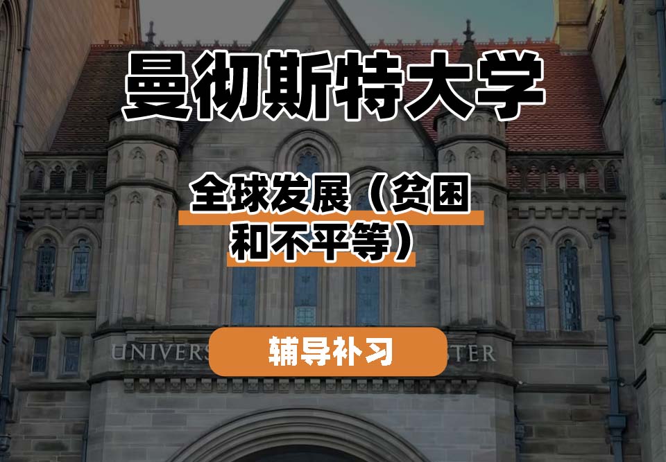 曼彻斯特大学UoM曼大全球发展（贫困和不平等）辅导补习补课