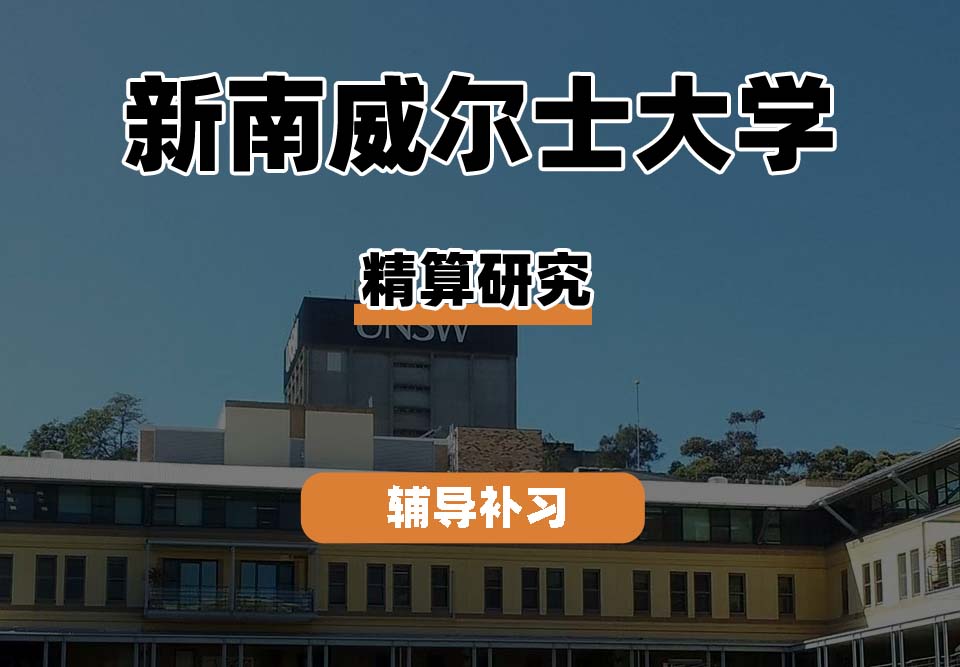新南威尔士大学UNSW精算研究辅导补习补课