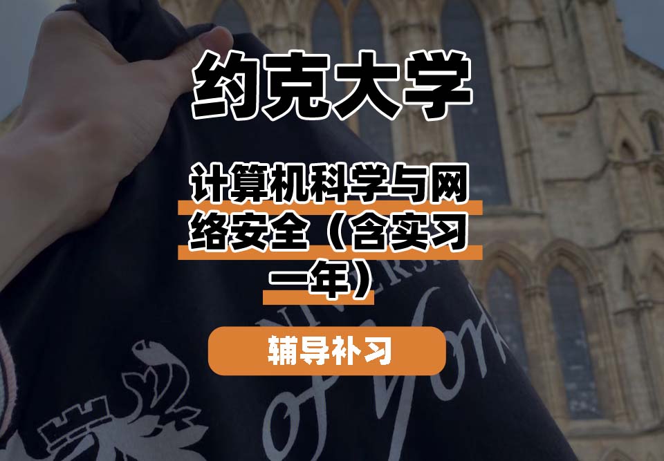 约克大学UOY计算机科学与网络安全（含实习一年）辅导补习补课
