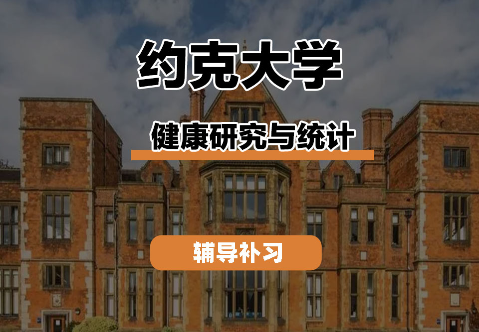 约克大学UOY健康研究与统计辅导补习补课