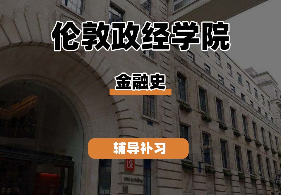 伦敦政经学院LSE伦敦政经金融史辅导补习补课