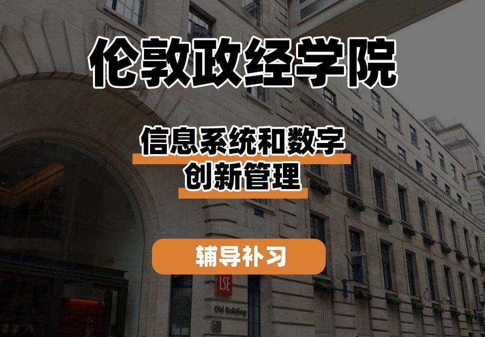 伦敦政经学院LSE伦敦政经信息系统与数字创新管理辅导补习补课