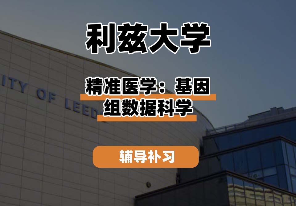 利兹大学leeds精准医学：基因组数据科学辅导补习补课