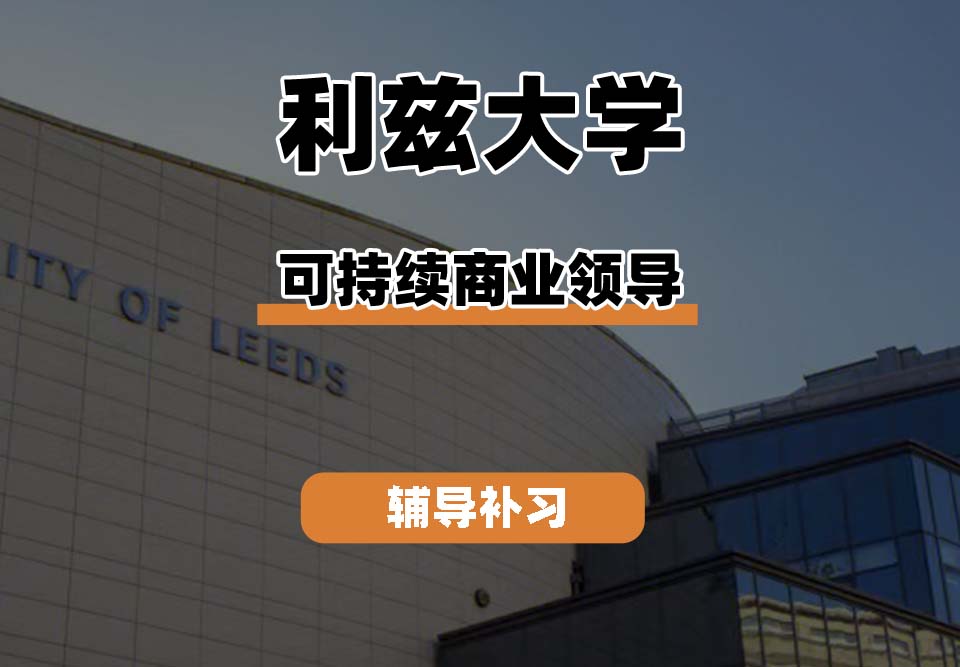 利兹大学leeds可持续商业领导辅导补习补课