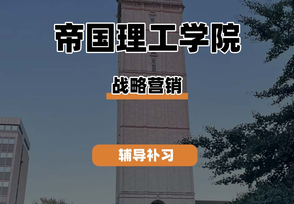 帝国理工学院IC帝国理工战略营销辅导补习补课