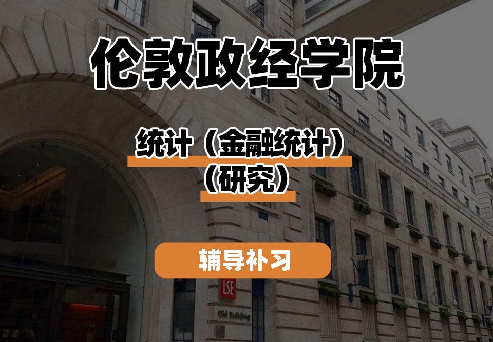 伦敦政治经济学院LSE伦敦政经统计(金融统计)(研究)辅导补习补课
