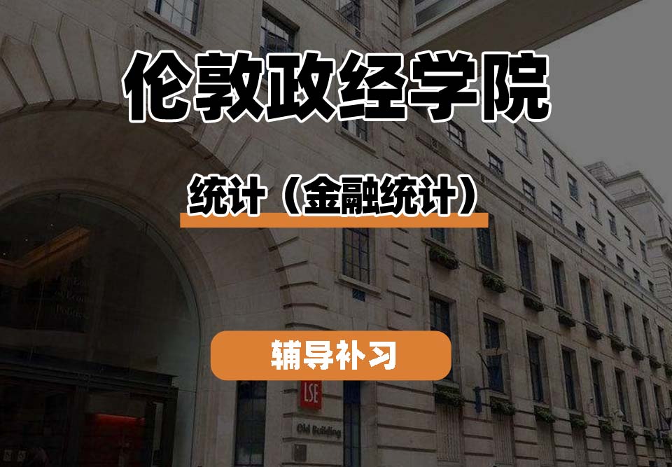 伦敦政治经济学院LSE伦敦政经统计(金融统计)辅导补习补课