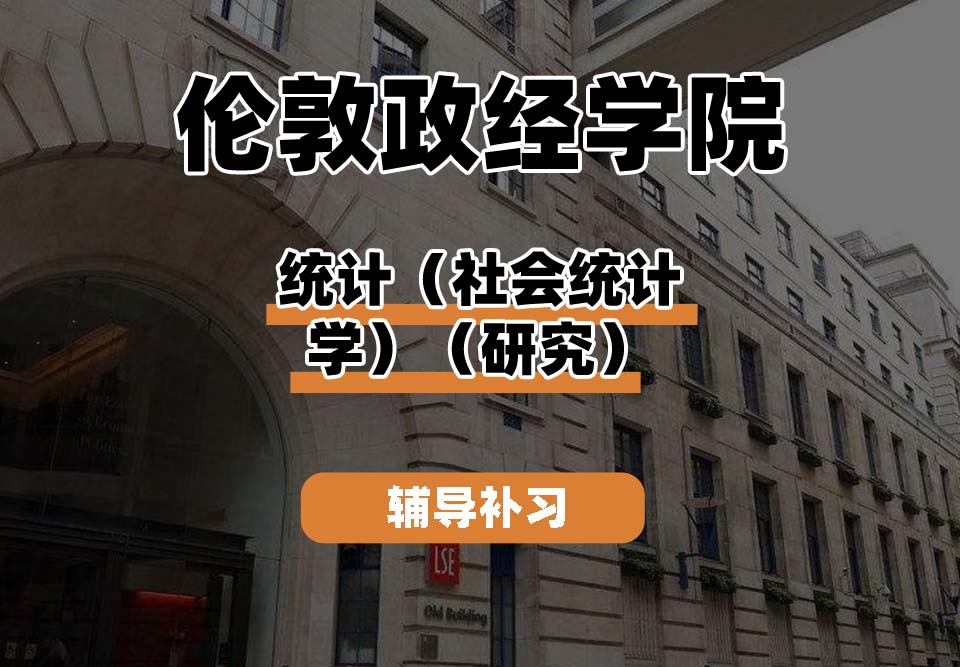 伦敦政治经济学院LSE伦敦政经统计(社会统计学)(研究)辅导补习补课