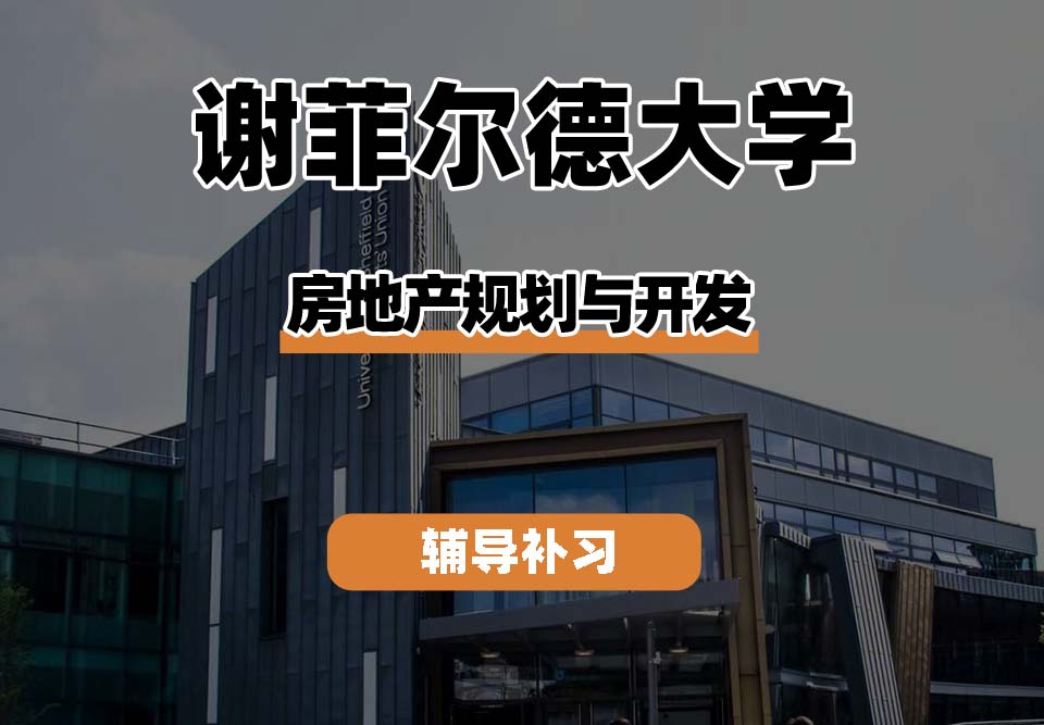 谢菲尔德大学TUoS谢大房地产规划与开发辅导补习补课