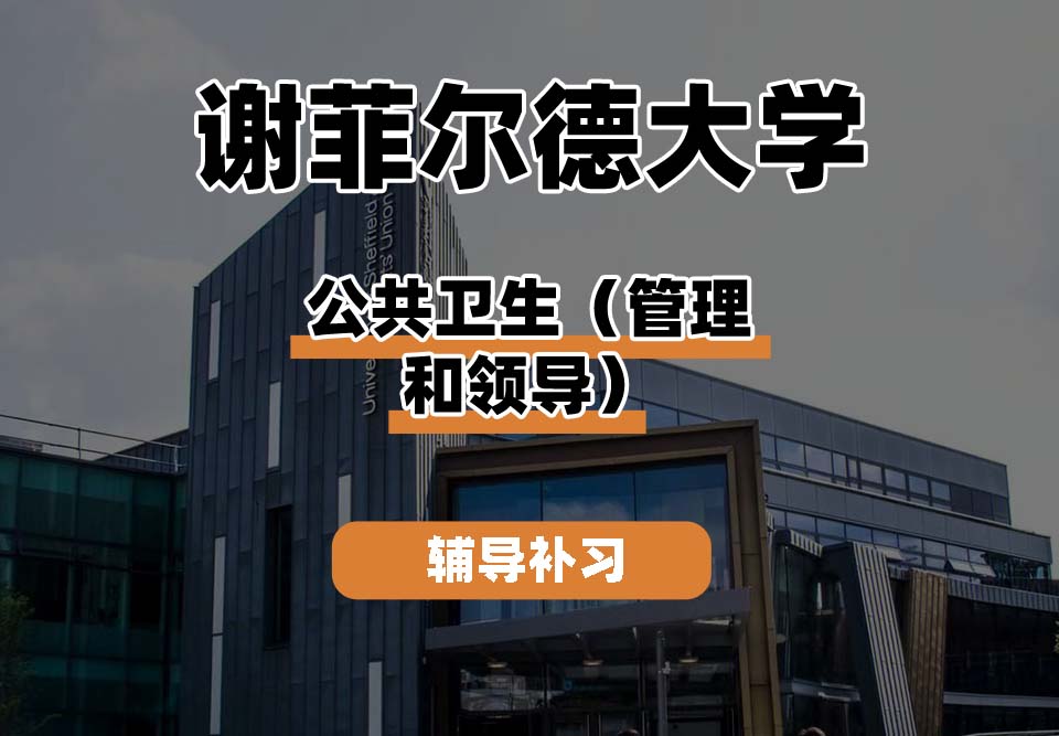 谢菲尔德大学TUoS谢大公共卫生(管理和领导)辅导补习补课