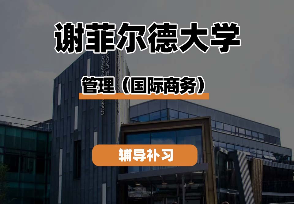谢菲尔德大学TUoS谢大管理(国际商务)辅导补习补课