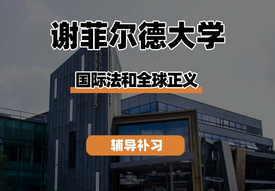 谢菲尔德大学TUoS谢大国际法和全球正义辅导补习补课