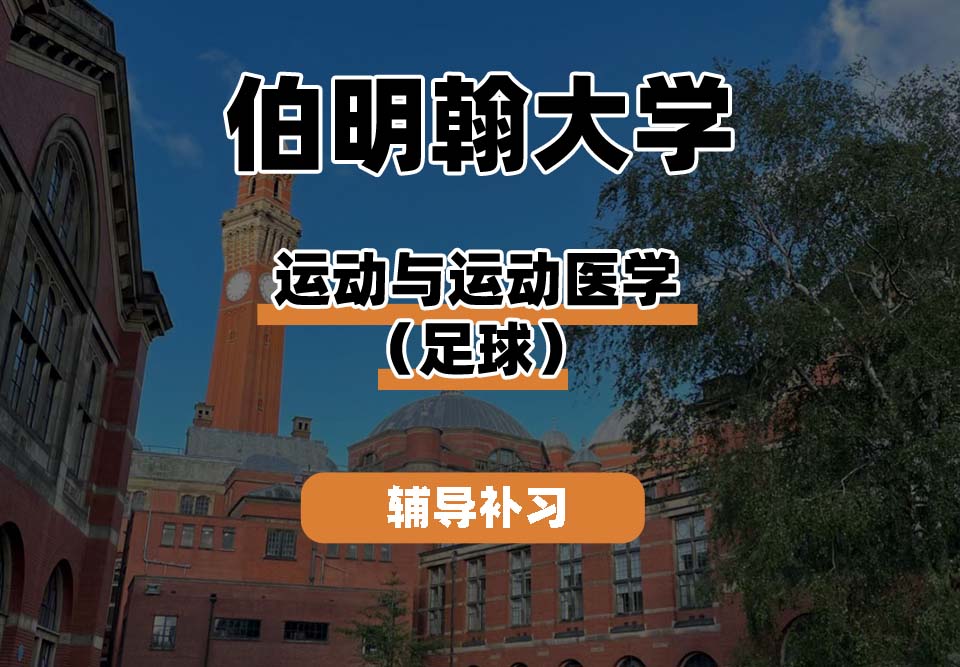 伯明翰大学UOB伯大运动与运动医学(足球)辅导补习补课