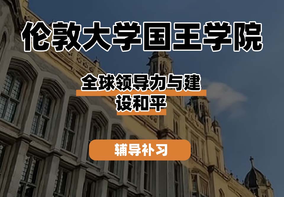 伦敦大学国王学院KCL国王学院全球领导力与建设和平辅导补习补课